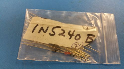 (26 PCS) 1N5240B ITT SEMI. Diode Zener Single 10V 5% 500mW 2-Pin DO-35