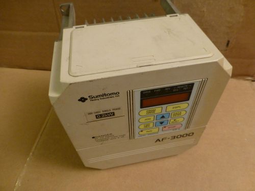 Sumitomo af-3000 compact digital ac drive / inverter - 200-240v 1 phase 0.2kw for sale