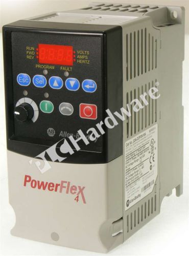 Allen Bradley 22A-D2P3N104 /A PowerFlex 4 AC Drive 480V 2.3A 1HP 0.75kW FRN 6.01