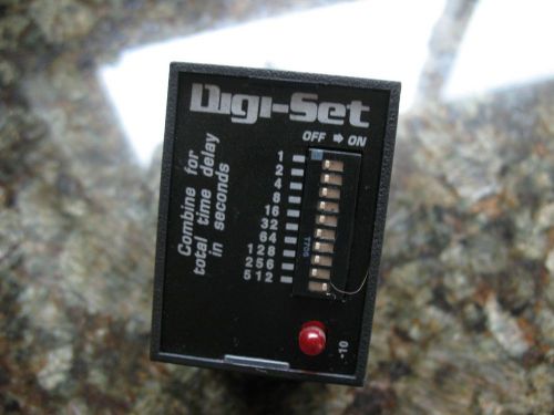 DIGI-SET TIME DELAY RELAY  TDM120AL  120 VAC