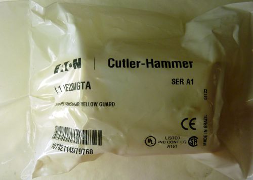 NEW EATON CUTLER-HAMMER E22MGTA SER A1 75MM RECTANGULAR YELLOW GUARD