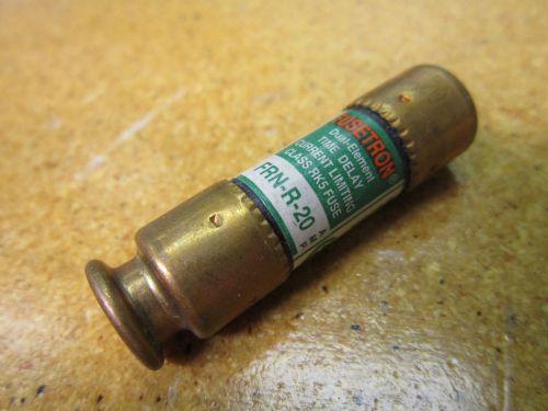 Fusetron frn-r-20 fuse 20a 250v time delay for sale