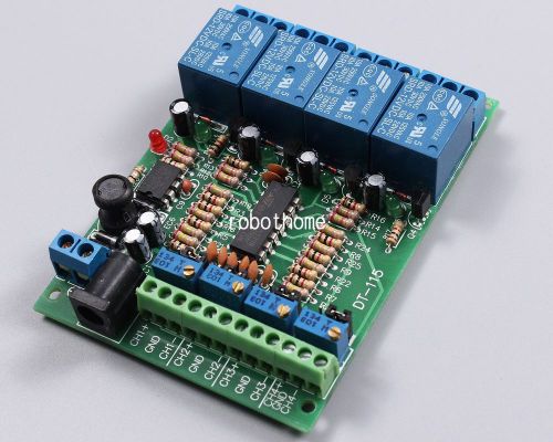 Dc 12v 4-channel voltage comparator stable lm393 comparator module for sale