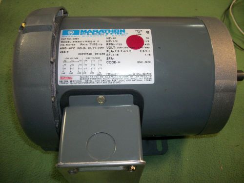 Marathon Electric M5VK56T17F5321F 1/2-HP 1725RPM 208-230/460V AC Motor HZ 60