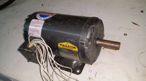 Baldor Motor Three phase 1 hp 1hp works great !  Model 3546t