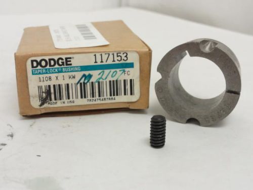 148474 New In Box, Dodge 117153 Taper-Lock Bushing 1&#034; ID, 1108 x 1 KW