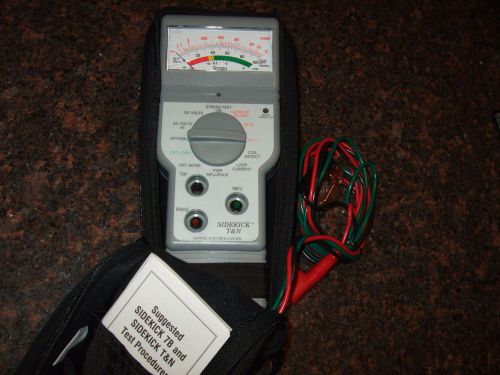 TEMPO SIDEKICK T&amp;N STRESS LEAKAGE VOLTAGE LOAD TELECOM METALLIC PAIR TEST SET 3