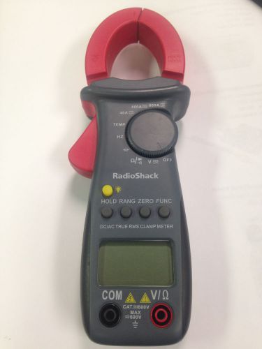 Radio shack true rms digital clamp-on ac/dc multimeter for sale