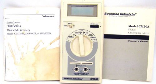 BECKMAN INDUSTRIAL / CM20A / CAPACITANCE TEST METER / HAND HELD