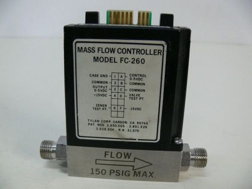 Tylan unit fc-260  n2 gas range 500 sccm mass flow controller for sale