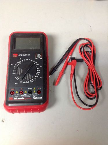 GB Instruments Digital Multimeter - Model GDT-292A