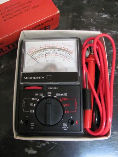 Micronta 8-Range Multitester No. 22-212