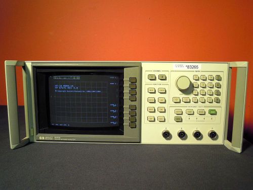 HP 8757C Scalar Network Analyzer w/opt. 001 C Channel