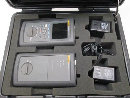 Fluke DSP 2000 Cable Analyzer &amp; Fluke DSP 2000SR Smart Remote with Adapters Case