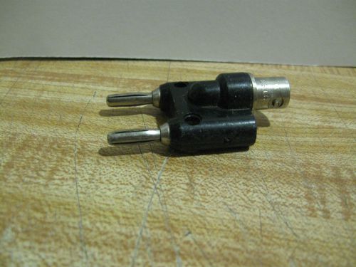 Black BNC Jack To Banana Plug Part # 1269