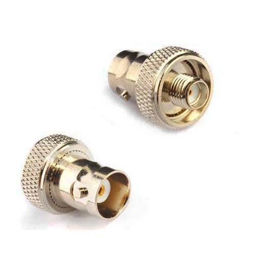 NEW 2pcs RF coaxial coax adapter SMA female to BNC female