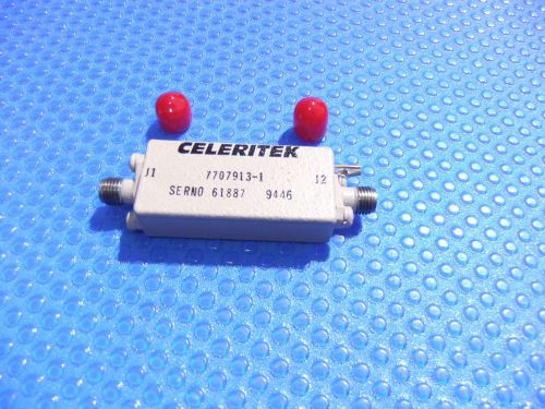 BROADBAND 6 TO 12 GHz POWER AMPLIFIER CELERITEK SMA GAIN 18DB P1dB 23DBM X-BAND