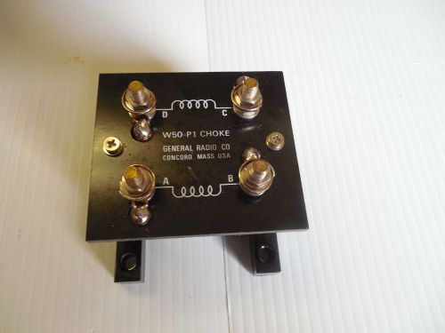 NEW GENERAL RADIO PARALLELING CHOKE W50-P1 W50P1