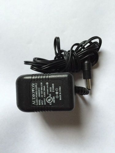 AUDIOVOX U060020D12 CLASS 2 AC POWER SUPPLY ADAPTER UNIT 6.0V 200mA VOLT CHARGER