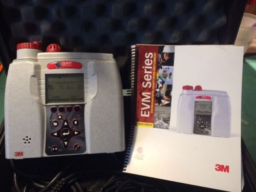 3M EVM-4 ENVIRONMENTAL MONITOR WITH FRESH NIST CALIBRATION.