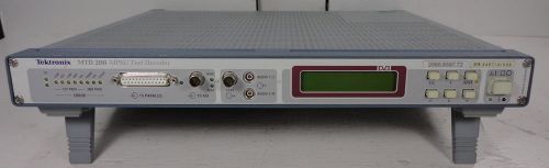 Tektronix MTD200 MPEG Test Decoder MTD 200