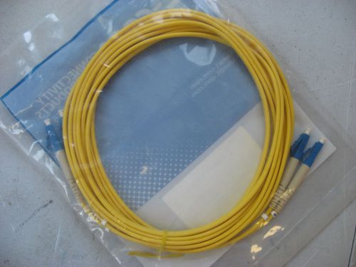 NEW* L-COM 9/125 SINGLE MODE FIBER CABLE DUAL LC 4.0M SFODLC-04 **EACH**