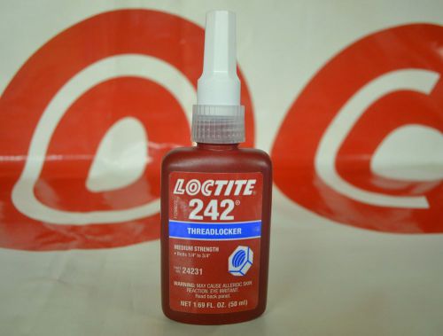 **new** loctite 242 50ml medium strength thread locker  exp 2016   24231 limited for sale