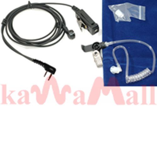 SURVEILLANCE HEADSET PTT 2 WIRE Mic for ICOM F3001 F4001 F4011 F3011 F14 F24 F21