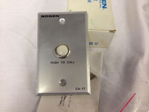 Bogen CA-17 Emergency Press To Call Button