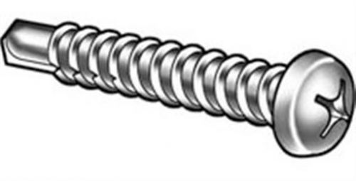 #8x1 1/2 sheet metal screw phillips pan hd self-drilling #2 point zinc pk 50 for sale