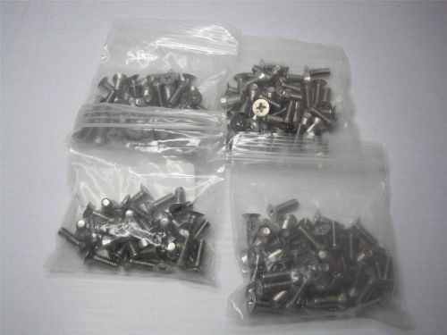 8105 Lot(182) 6MM x 3/4&#034; Countersink Phillip Head Screws FREE Shipping Conti USA