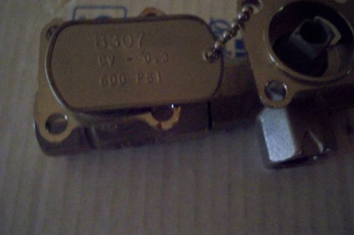 Belimo valve B 307 - 3-way CV-0.3, 600 PSI (Lot of 2)