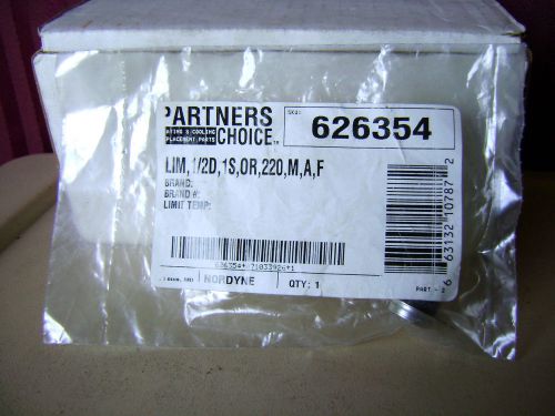 Partners Choice 626354 Intertherm Nordyne Miller Tappan Furnace Limit Switch