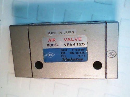 SHAKETSU AIR VALVE  VPA 4125 / SIZE PT 1/4&#034; / SMC PART PNEUMATIC