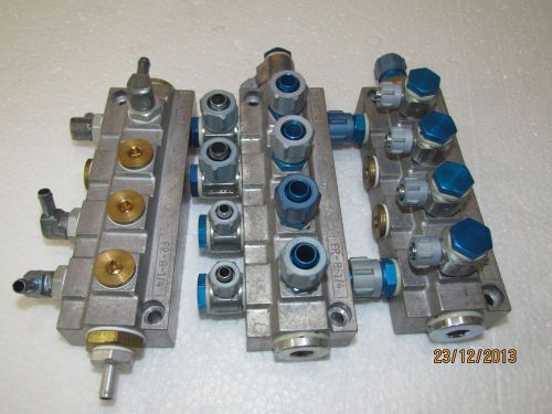 FESTO FR-8-1/4 DISTRIBUATION MANIFOLD BLOCK (1 LOT 3 PCS)