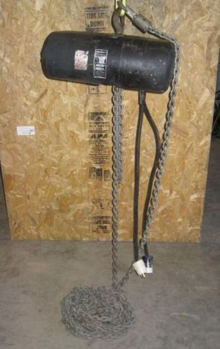 CM LODESTAR 1 TON (L) ELECTRIC CHAIN HOIST (50&#039; LIFT)