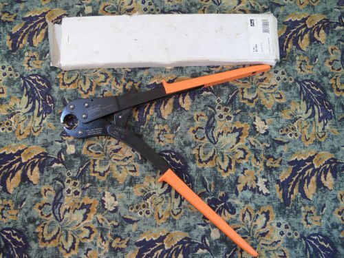 New viega 50060 pureflow 1&#034; pex press tool orange handle ratcheting crimping for sale