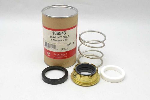 NEW BELL &amp; GOSSETT 186543 1-5/8IN BUNA-N BF KIT NO. 8 PUMP SEAL D412113