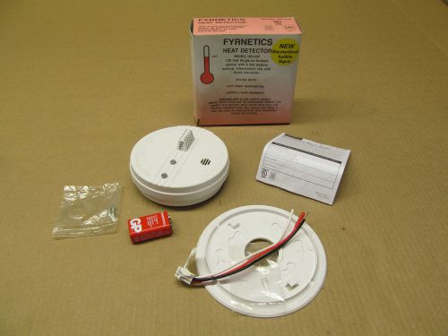 1 NIB FYRNETICS HD135F HEAT DETECTOR CEILING WHITE