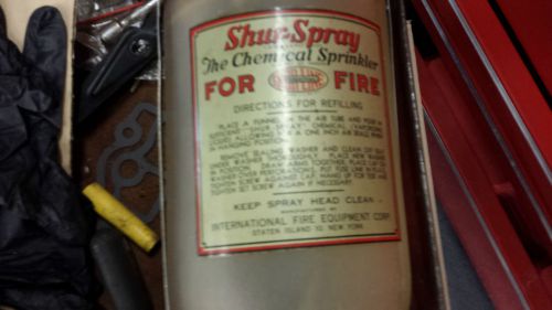 Vintage Shur Spray Chemical sprinkler
