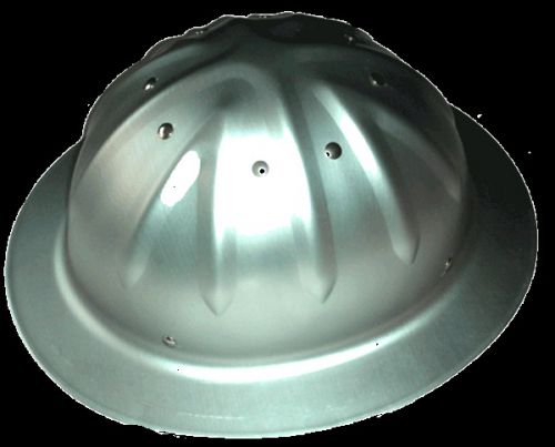 Authentic skull bucket full brim aluminum hard hat for sale