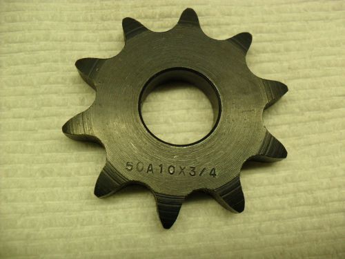 Qty 2 Flat / Plate Sprockets 3/4&#034; bore 50A10 / # 50 chain free ship Lot x 2