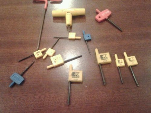 MANCHIST KENNAMETAL TORX  ASSORTED SIZES CARBINE INSERTS INSTALLATION