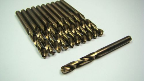 Cobalt Screw Machine Drill Bits #12 4.80mm 135Deg Gold Finish Qty 11 [1711]