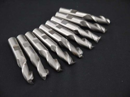 9x OSG 53011 HSSCo 1/2x1/2x1-1/4&#034; 2 Flute Center Cutting Square Cobalt End Mill