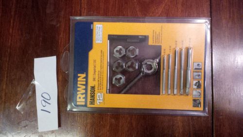 Irwin 12pcs All-Purpose SAE Tap &amp; Die Set  24605