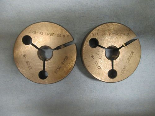 3/8 32 unef 2a before plate / plating thread ring gage .375 p.d.&#039;s .3525 &amp; .3497 for sale