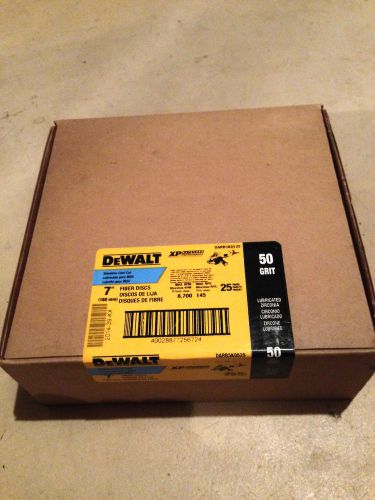 25x DeWALT DARB5K0525 7in Zirc with Coolant FR Grinding DISC 50G - 25 PACK