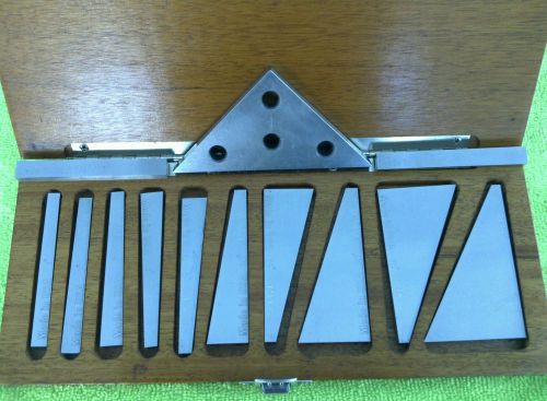 Spi 13 pc. precision angle blocks 1/4, 1\2, 1, 2, 3, 4, 5,10,15, 20, 25, 30, 45 for sale