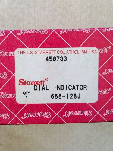 Starrett Tools 655-128J Dial Indicator .050&#034; Range  2-3/4&#034; White Face